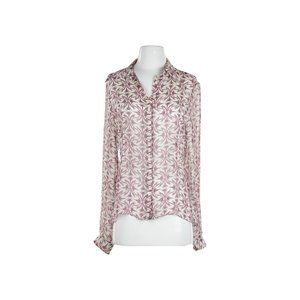 Allegra Hicks Button Down Shirts 8 Pink
